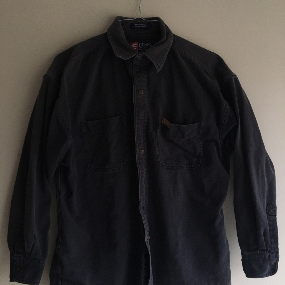 Vintage dark grey Chaps long-sleeve